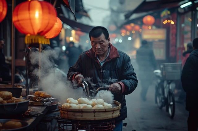 運城火車站夾菜饃老店系列，嘗遍百家風味