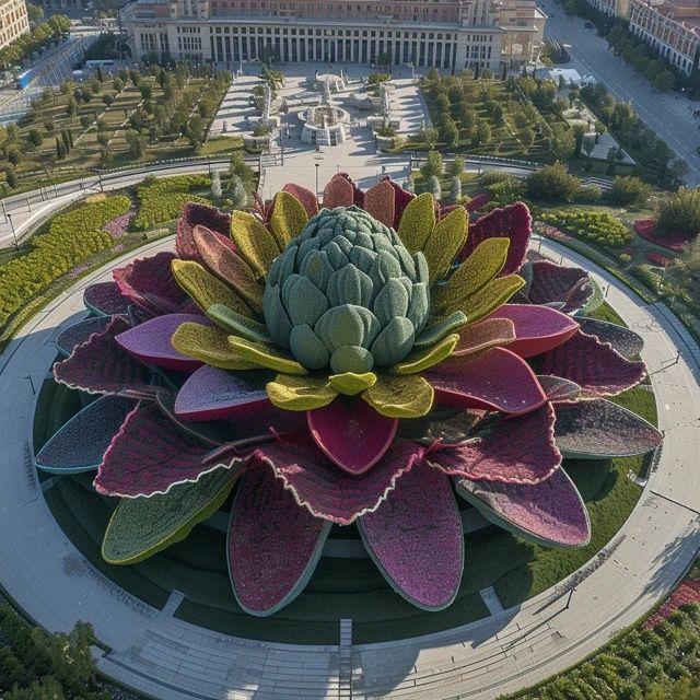 花開朝陽花卉扮靚四環主路城市綠道變身“花卉長廊