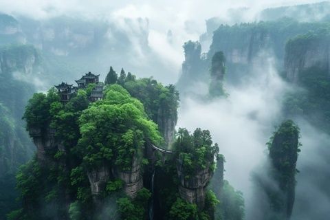 贊皇嶂石巖,太行山森林公園的精華所在