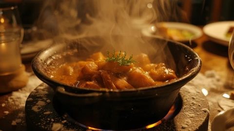 香芋南瓜燜五花肉:宅梧特產美味與糖分記憶的交織