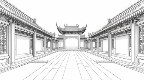 寺廟建筑布局小常識(中國寺廟布局常識)