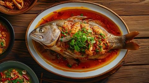 香煎焗鯉魚(意大利風情煎焗鯉魚)