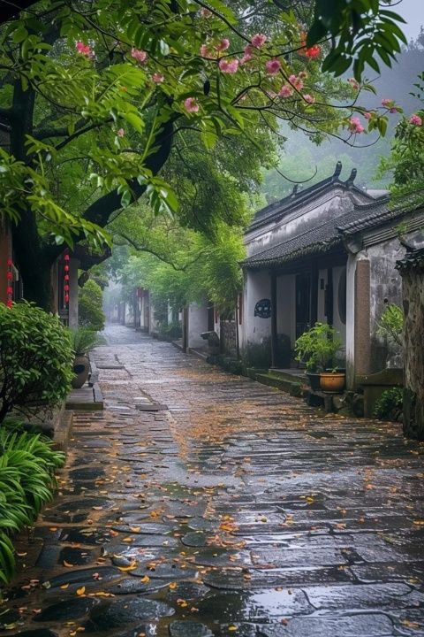 雨天也有韻味在鶴壁，淇河漫步與美食文化探索之旅