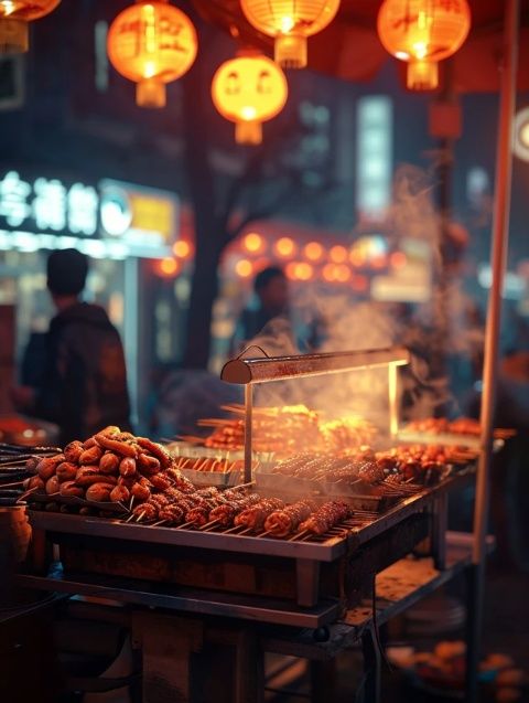 一場夜雨降臨，為北京帶來清涼，市場新鮮采購的豬肘子今日上市