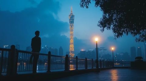 夜幕低垂,星辰點點,廣州這座燈火輝煌的不夜城正演繹著它獨有的繁華與喧囂