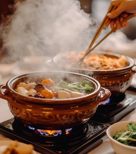 山西應縣:傳統美食受到游客歡迎