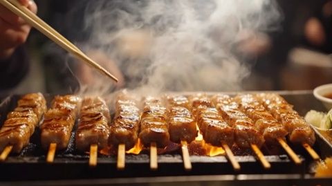 臨沂美食之樓頂上的烤串跟著凱哥吃美食天津