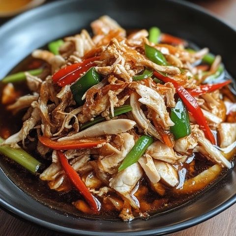 家常小炒尖椒雞的做法詳細步驟圖解,鮮香辣嫩超下飯!