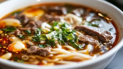 江夏區(qū)金口鎮(zhèn)牛肉粉探尋記:郭戰(zhàn)牛肉粉,當地人常去的老字號美食店,味道如何?