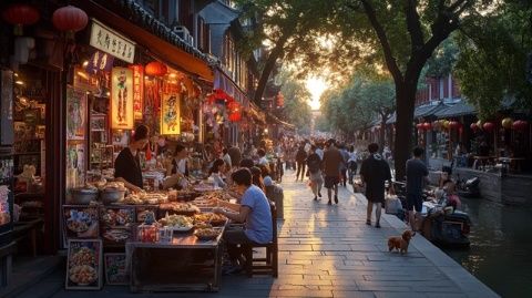 杭州勝利河美食街攻略：探秘夜市魅力與美食地圖