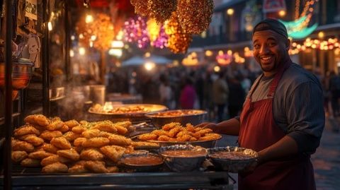 探索呼和浩特:在寬巷子品味網紅美食街的冷夜魅力