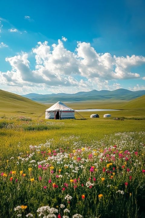 這里是你的草原天地,體驗藏式風情,在草原上漫步,感受自由