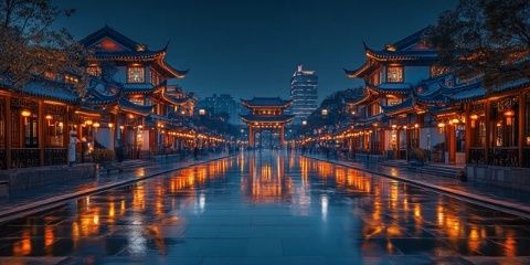 重慶黔江區濯水古鎮夜景(重慶濯水古鎮夜景燈火闌珊處的千年古韻)