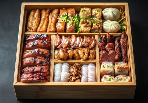 石泉老街美食:鬼谷子臘肉、鼓氣饃和水煎包