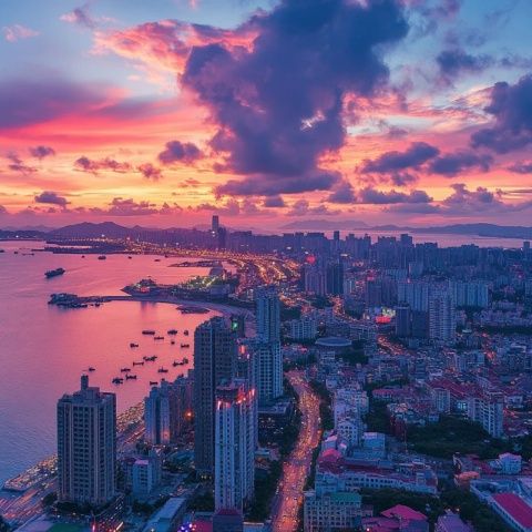 最后,我在秋冬去了青島,雖然很冷,但我真的很喜歡