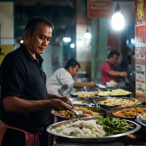 探索小吃街：年輕食客們的螺螄粉速戰速決之旅