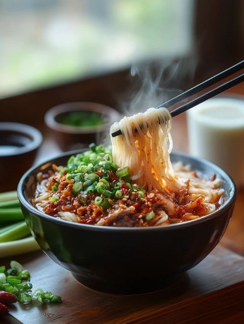 陜西特色美食：南七饸饹，媲美洛川菜拌面