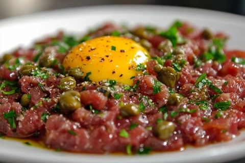 挑戰味蕾極限：法國經典生食牛肉料理他他牛肉 Steak Tartare