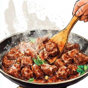 家庭版小炒牛肉的做法步驟圖