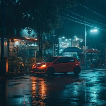 梅雨時節，雨水稀里嘩啦下個不停，車行雨中，又是另外一番風景……