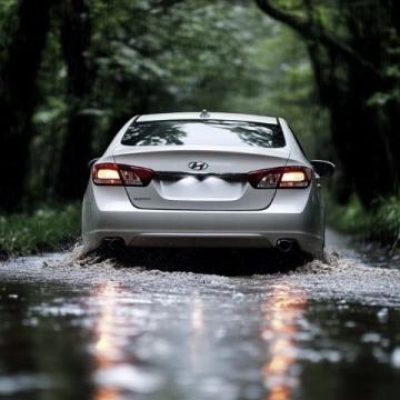 梅雨時節，雨水稀里嘩啦下個不停，車行雨中，又是另外一番風景……