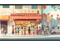 品味彩衣街，盡享香脆安豆餅
