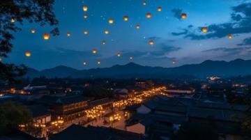 葛仙村之夜,走進童話世界
